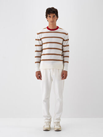 Xint Camel Yumuşak Dokulu Regular Fit Kazak