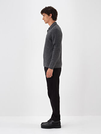 Xint Antra Dokulu Yumuşak Dokulu Regular Fit Kazak