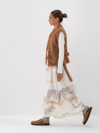 Xint Camel Formunu Koruyan Regular Fit Yelek