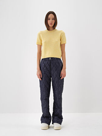 Xint Sarı Yumuşak Dokulu Regular Fit Kazak