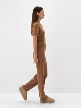 Xint Camel Yumuşak Dokulu Regular Fit Kazak