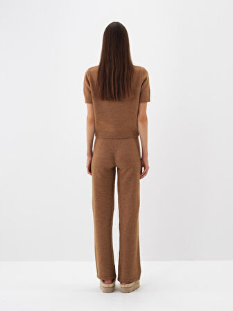 Xint Camel Yumuşak Dokulu Regular Fit Kazak