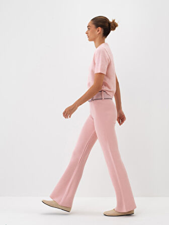 Xint Pembe Yumuşak Dokulu Regular Fit Kazak