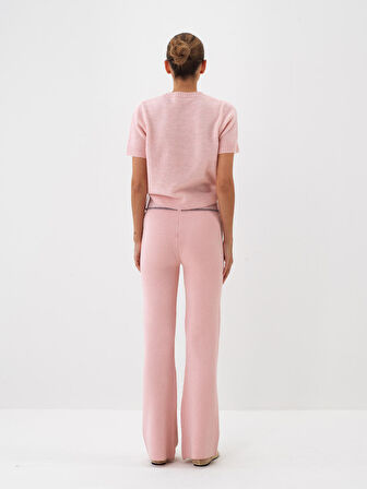 Xint Pembe Yumuşak Dokulu Regular Fit Kazak