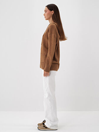 Xint Camel Yumuşak Dokulu Regular Fit Kazak