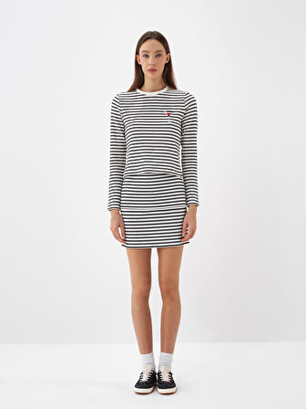 Xint Siyah Pamuk Dokulu Slim Fit Etek