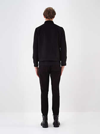 Xint Siyah Soft Touch Süet Görünüm Regular Fit Ceket