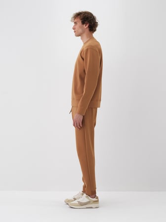 Xint Camel Pamuk Dokulu Regular Fit Sweatshirt