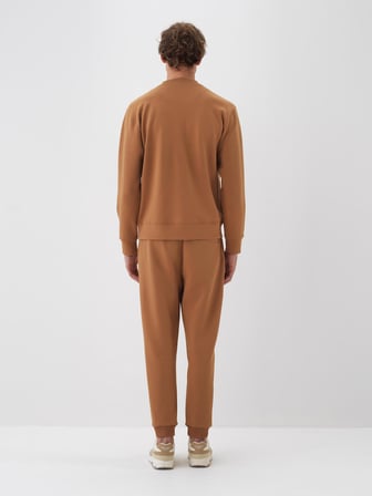 Xint Camel Pamuk Dokulu Regular Fit Sweatshirt