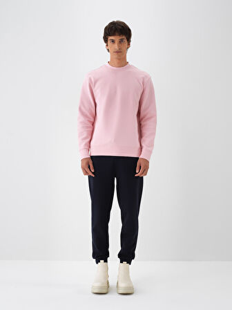 Xint Pembe Pamuk Dokulu Regular Fit Sweatshirt