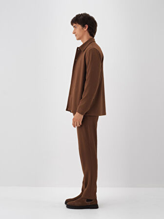 Xint Camel Esnek Dokulu Regular Fit Ceket