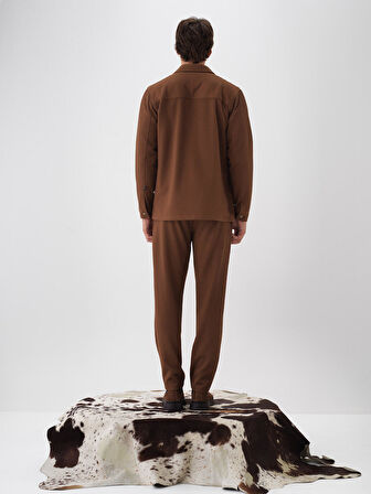 Xint Camel Esnek Dokulu Regular Fit Jogger Pantolon