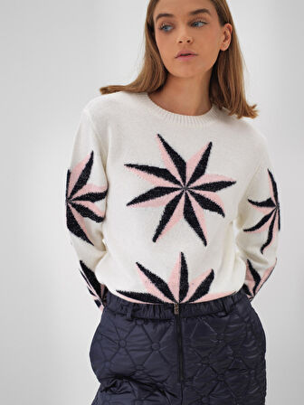 Xint Ekru Yumuşak Dokulu Regular Fit Kazak