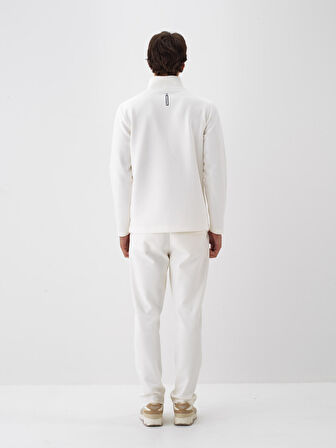 Xint Ekru Pamuk Dokulu Regular Fit Sweatshirt