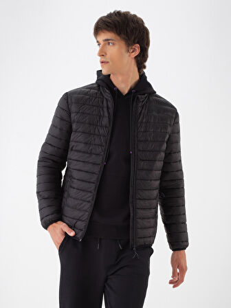 Xint Siyah Formunu Koruyan Regular Fit Mont
