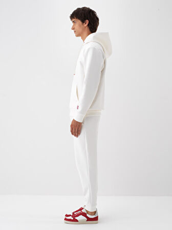 Xint Ekru Pamuk Dokulu Regular Fit Sweatshirt