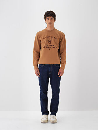 Xint İndigo Pamuk Dokulu Slim Fit Denim Pantolon