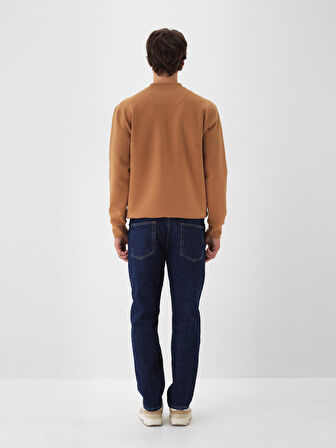 Xint İndigo Pamuk Dokulu Slim Fit Denim Pantolon