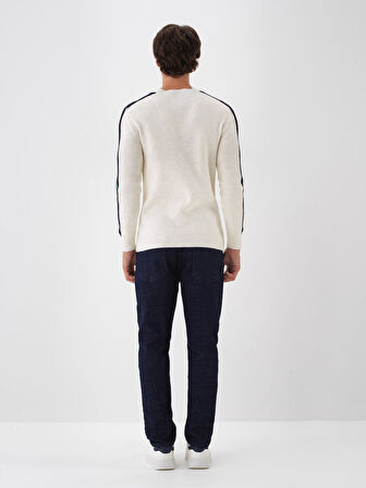 Xint Lacivert Pamuk Dokulu Slim Fit Denim Pantolon