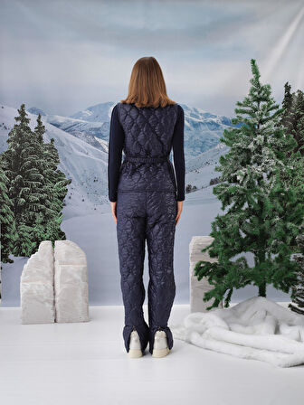 Xint Lacivert Formunu Koruyan Regular Fit Yelek