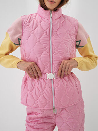 Xint Pembe Formunu Koruyan Regular Fit Yelek