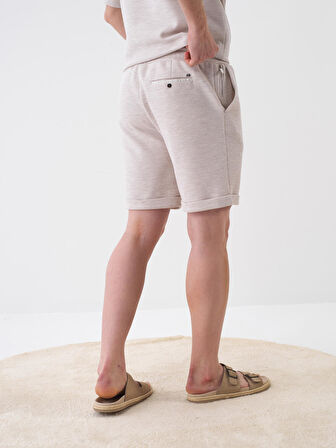 Naturel Regular Fit Pamuklu Şort