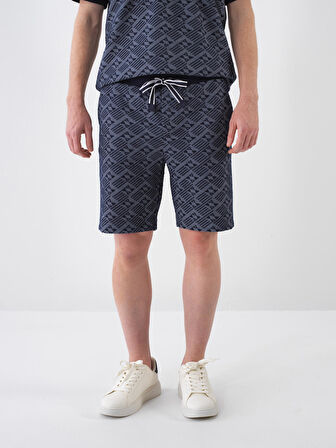 Lacivert Regular Fit  Şort