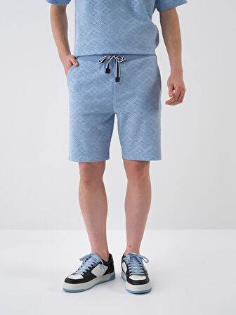 Mavi Regular Fit  Şort