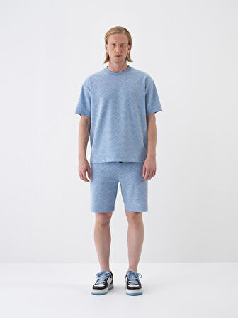 Mavi Regular Fit  Şort