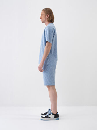 Mavi Regular Fit  Şort