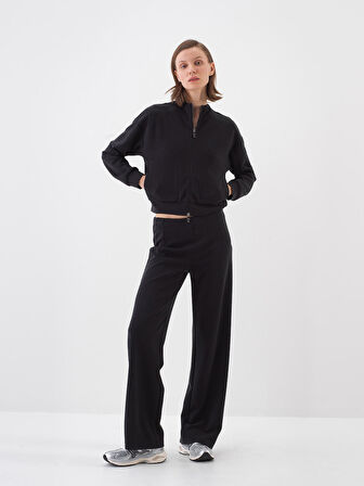 Siyah Oversize Modal Sweatmont