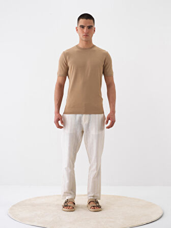 Camel Regular Fit  Kazak