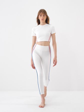 Beyaz Slim Fit  Crop
