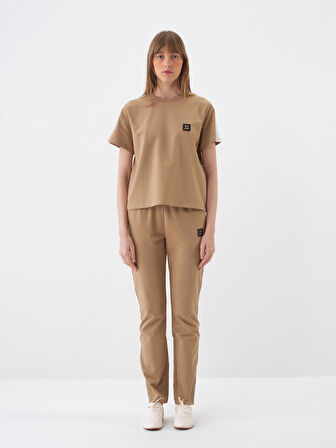 Camel Regular Fit Pamuklu Tişört