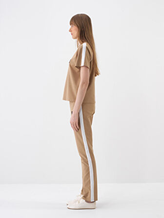 Camel Regular Fit Pamuklu Tişört