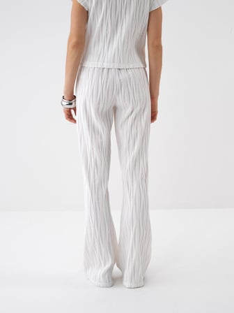 Beyaz Regular Fit  Pantolon