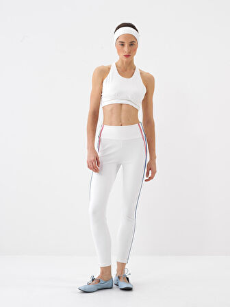 female Beyaz Slim Fit  Crop