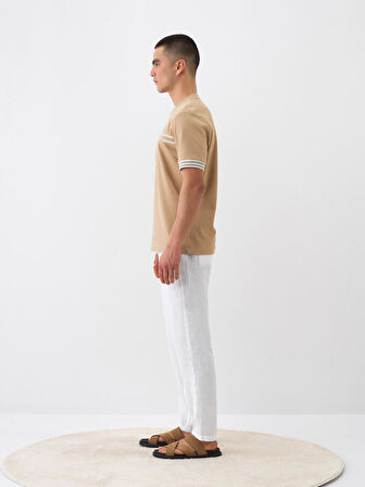 Camel Regular Fit Pamuklu Tişört