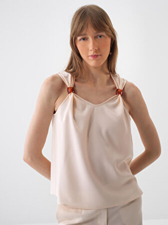 Naturel Oversize Bluz
