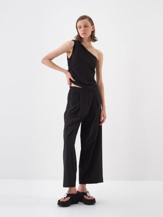 Siyah Oversize  Pantolon