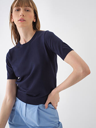 Lacivert Regular Fit  Kazak