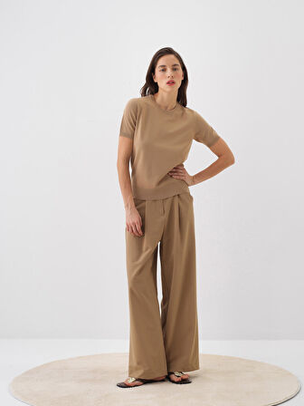 Camel Regular Fit  Kazak