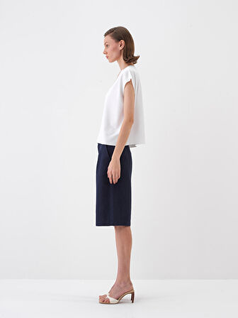 Beyaz Oversize  Süveter