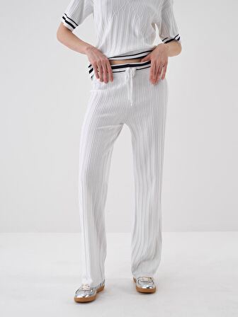 Beyaz Oversize  Pantolon
