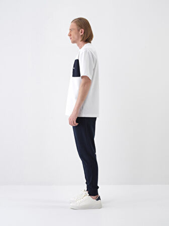 Lacivert Regular Fit Pamuklu Sweat Pantolon