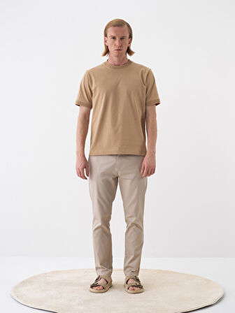 Camel Regular Fit Pamuklu Tişört