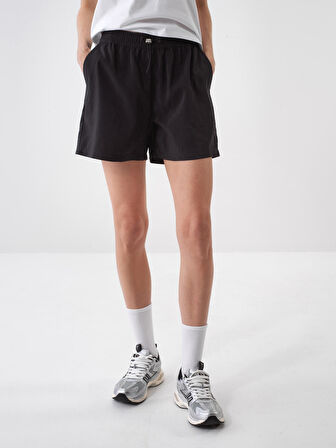 Siyah Oversize  Şort
