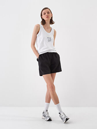 Siyah Oversize  Şort