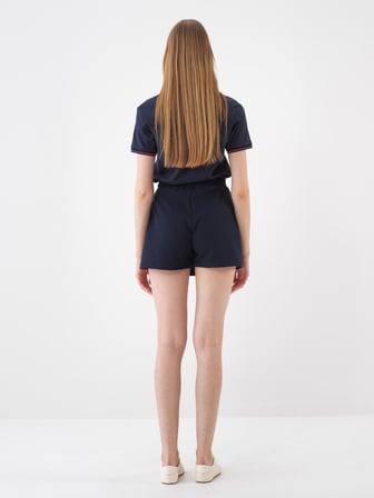 Lacivert Regular Fit Pamuklu Tişört