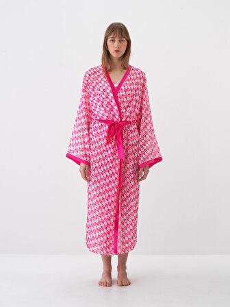 Pembe Oversize  Kimono